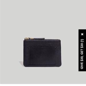 Madewell The Leather Pocket Pouch Wallet